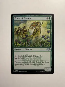 Priest of Titania 286 MTG Modern Horizons 3 - Image 1