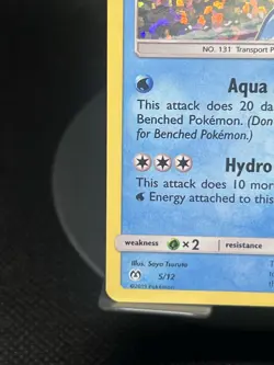 Pokemon TCG Lapras 5/12 McDonold’s 2019 Promo Holo LP - Image 5