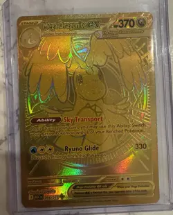 Pokemon Ascended Heroes Mega Dragonite Hyper Rare Gold Foil 295/217 Pack Fresh - Image 2