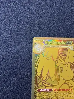 Pokemon Ascended Heroes Mega Dragonite Hyper Rare Gold Foil 295/217 Pack Fresh - Image 4
