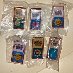 Pokemon SET OF 7 BADGES wizards @1999 Rare Set W/ CA shipping NOS - Image 4
