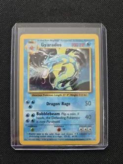 Pokemon Gyarados Base Set Holo 6/102 – 1999 WOTC Vintage – Original Card – Moder - Image 3