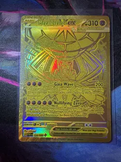 Pokemon TCG Mega Zygarde EX 124/088 POR Gold Secret Rare Full Art Holo 310HP 200 - Image 1