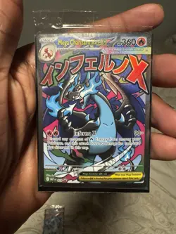 Pokemon Mega Charizard X EX Me: Mega Evolution Promo Holo 023 English - Image 1