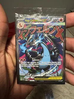 Pokemon Mega Charizard X EX Me: Mega Evolution Promo Full Art Holo 023 English - Image 1
