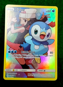 PIPLUP Full Art SECRET- POKEMON SM COSMIC ECLIPSE - 239/236 RARE! - Image 2