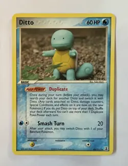 Pokemon Ditto (Squirtle) EX Delta Species 40/113 Uncommon 40/113 Yuka Morii 2005 - Image 1