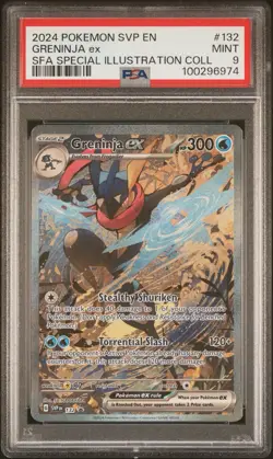 2024 POKEMON SVP EN GRENINJA EX SFA SPECIAL ILLUSTRATION COLLECTION PSA 9 - Image 1
