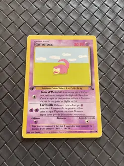 Carte Pokemon Ramoloss 55/62 Edition 1 Fossile Wizards Francaise #2 - Image 1