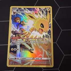 Pokemon TCG Jolteon Sword & Shield Mfg: Brilliant Stars Tg04/Tg30 Holo ref#183 - Image 1