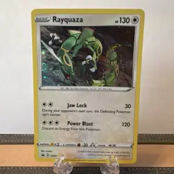 Pokemon Rayquaza SWSH029 SWSH Promo Holo 130 HP Basic 2020 Sword & Shield - Image 1