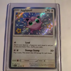 Pokemon TCG SV: Paldean Fates #198/091 Jigglypuff - Image 1