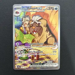 Arvens Mabosstiff EX 235/182 Destined Rivals Full Art Card Pokemon TCG - Image 2