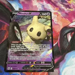 Pokemon TCG SWSH Mimikyu v Holo Rare Card 068/172 Brilliant Stars - Image 2