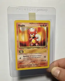 Magby 23/111 (MP) Unlimited Rare Neo Genesis 2001 WOTC Pokemon Card - Image 3
