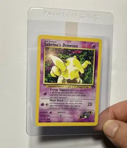 Sabrina’s Drowzee (MP) Unlimited Common Gym Challenge 2000 WOTC Pokemon Card - Image 3