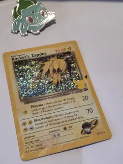 Pokemon TCG Rocket's Zapdos Holo Rare Card 15/132 Celebrations Series - Image 3