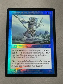 MTG Master of the Pearl Trident Retro Frame Time Spiral Remastered NM - Image 1