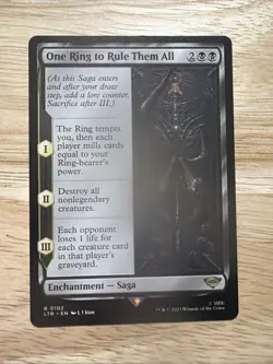 One Ring to Rule Them All the Lord of the Rings Non-Foil Regular NM - Image 1