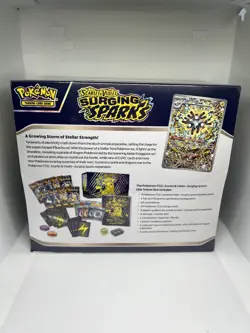Pokemon Scarlet & Violet Surging Sparks ETB Elite Trainer Box Factory Sealed - Image 2