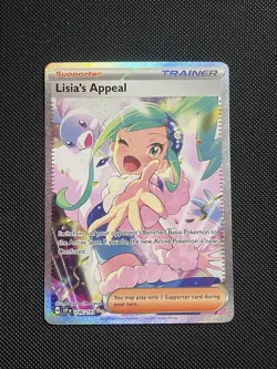 Pokemon TCG Lisias Appeal 246/191 Special Illustration Rare Surging Sparks - NM - Image 1