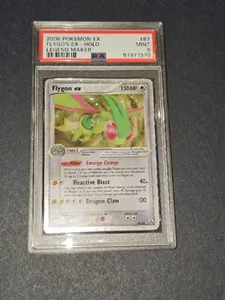 2006 POKEMON EX LEGEND MAKER #87 FLYGON EX-HOLO PSA 9 - Image 1