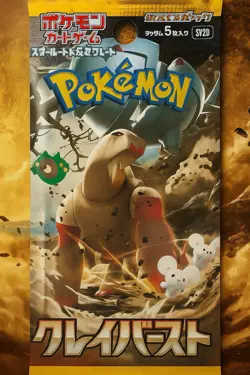 Pokemon Clay Burst sv2d Booster Pack | Japanese Pokemon Booster - Image 1