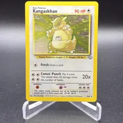 Kangaskhan Holo WOTC Pokemon Card 5/64 Jungle Set Rare Original 1999 Vintage MP - Image 1