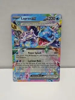 Pokemon TCG Lapras EX 032/142 NM Condition Stellar Crown - Image 1