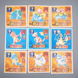 Pokemon AMADA Sticker Seal Venusaur Blastoise Charizard 1996 VG Japanese r791 - Image 1