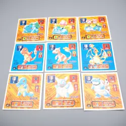 Pokemon AMADA Sticker Seal Venusaur Blastoise Charizard 1996 VG Japanese r791 - Image 3