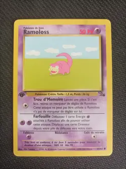 Carte Pokemon Ramoloss 55/62 Fossile Edition 1 - Image 1
