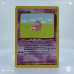 RAMOLOSS 55/62 EDITION 1 ED1 Fossile VF FR Carte Pokemon - Image 2
