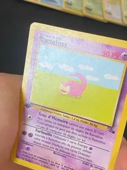 CARTE POKEMON RAMOLOSS 55/62 EDITION 1 FR COMMUNE WIZARDS FOSSILE - BE - Image 2