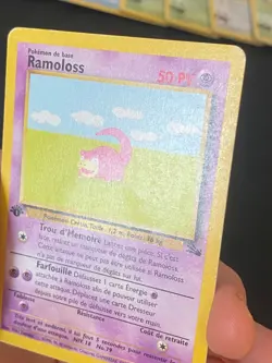 CARTE POKEMON RAMOLOSS 55/62 EDITION 1 FR COMMUNE WIZARDS FOSSILE - BE - Image 3
