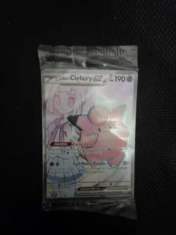 Lillie’s Clefairy ex SVP195 Journey Together Black Star Promo Pokemon Sealed - Image 1