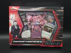 Pokemon TCG Scarlet & Violet Team Rocket’s Mewtwo EX Collection Box (Sealed ✅) - Image 1