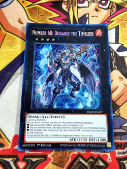 Number 60: Dugares the Timeless ra02-en037 (NM+) Secret Rare Yu-Gi-Oh! - Image 1