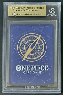 BGS 10 One Piece OP12-073 SR* Trafalgar Law - Alt Art - EN - Foil - Graded - Image 2