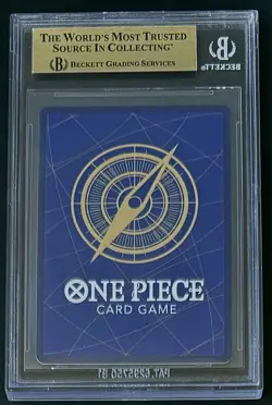 BGS 10 One Piece OP12-030 SR* Dracule Mihawk - Alt Art - EN - Foil - Graded - Image 2