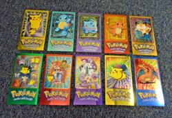 Pokemon - Topps Series 1 & 2 Jumbo Box Toppers - 10x Card Complete Set - VGC - Image 1