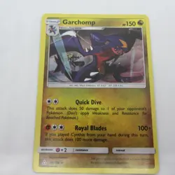 Garchomp 99/156 Shatter Glass Holo Ultra Prism Sun & Moon Pokemon Card - Image 1