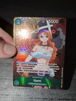Carte One Piece Nami OP02-036 SR Alternate Art Paramount War English Card - Image 3