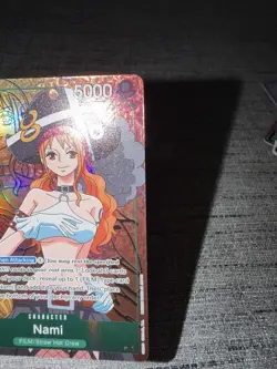 Carte One Piece Nami OP02-036 SR Alternate Art Paramount War English Card - Image 5