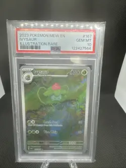 2023 Pokemon Mew Ivysaur 151 Illustration Rare 167 🔥PSA 10🔥 - Image 1