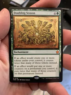 MTG Doubling Season Foundations FDN M 0216 Regular Mythic NM - Image 1