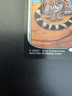 Ocelot Pride - MTG: Store Championship Textless Foil Authentication Included - Image 2