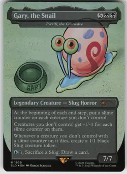 MTG Gary the Snail Toxrill the Corrosive Foil NM Secret Lair Drop Magic 1929 - Image 1
