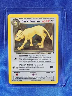 Dark Persian - 6/110 - Holo Rare LP, English Pokemon Legendary Collection - Image 1