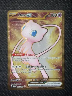 Pokemon Mew EX TCG 205/165 Scarlet & Violet Metal Card - Image 1